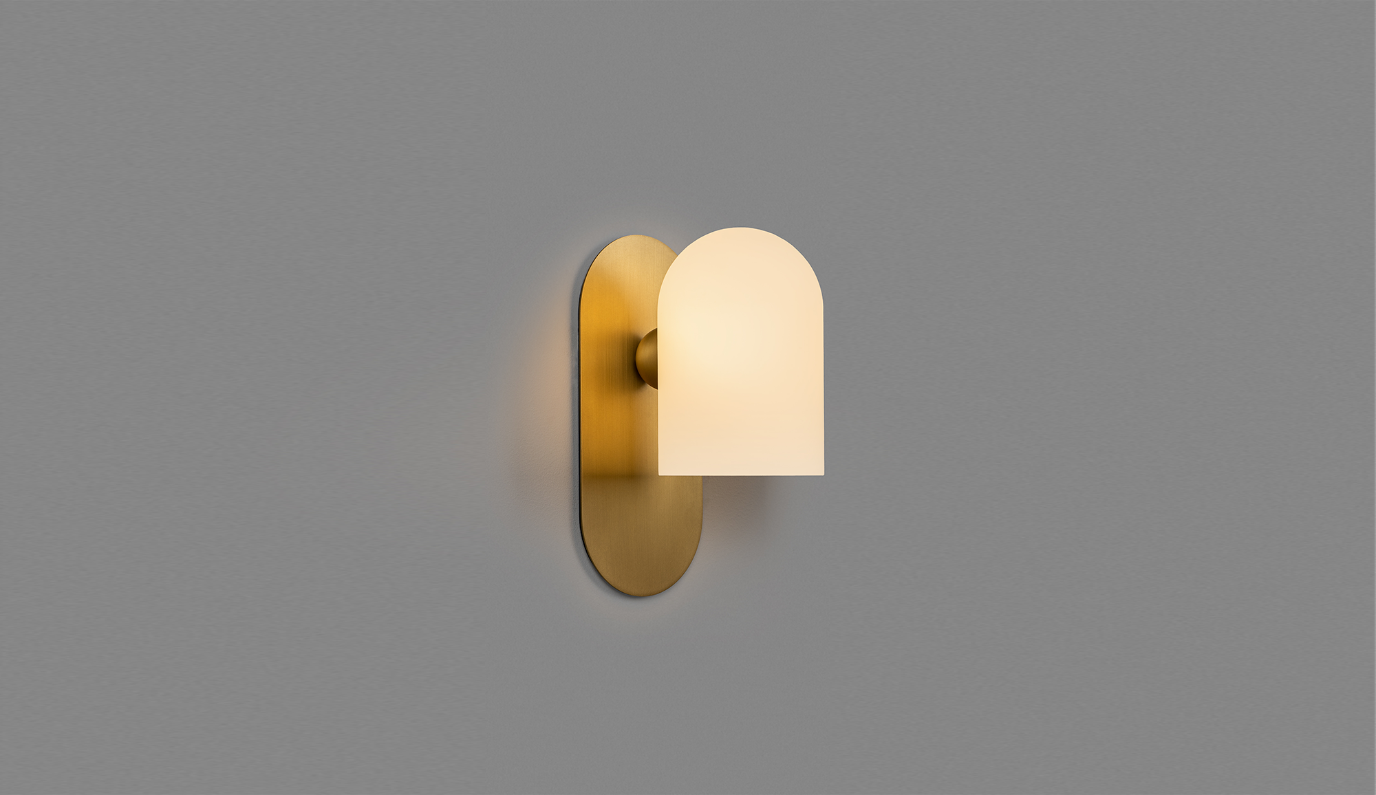 Schwung Odyssey Burnished Brass Wall Light | Small